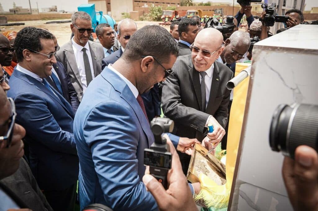 Visite institutionnelle sur un projet d'infrastructure national